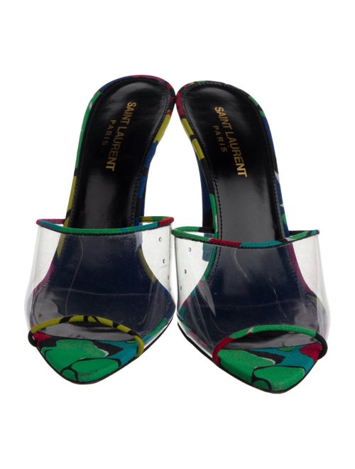 Saint Laurent PVC Printed Slides