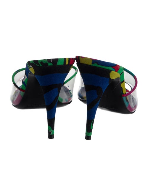 Saint Laurent PVC Printed Slides