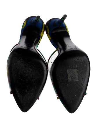 Saint Laurent PVC Printed Slides