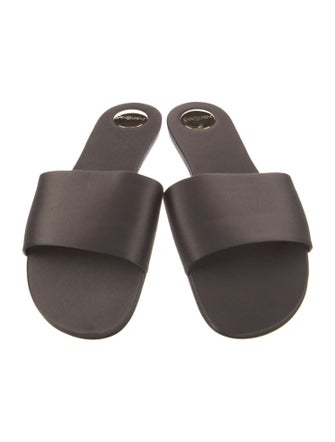 Saint Laurent Satin Slides