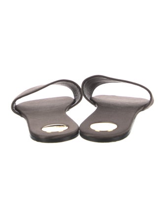 Saint Laurent Satin Slides