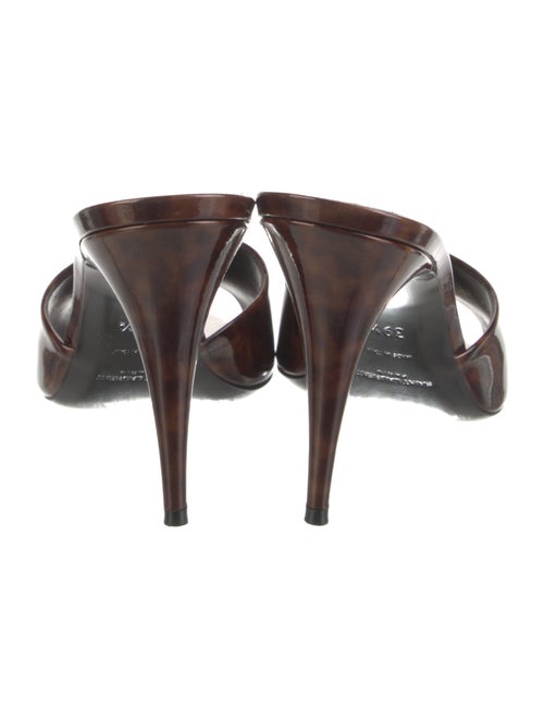 Saint Laurent Patent Leather Slides