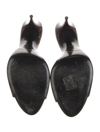 Saint Laurent Patent Leather Slides