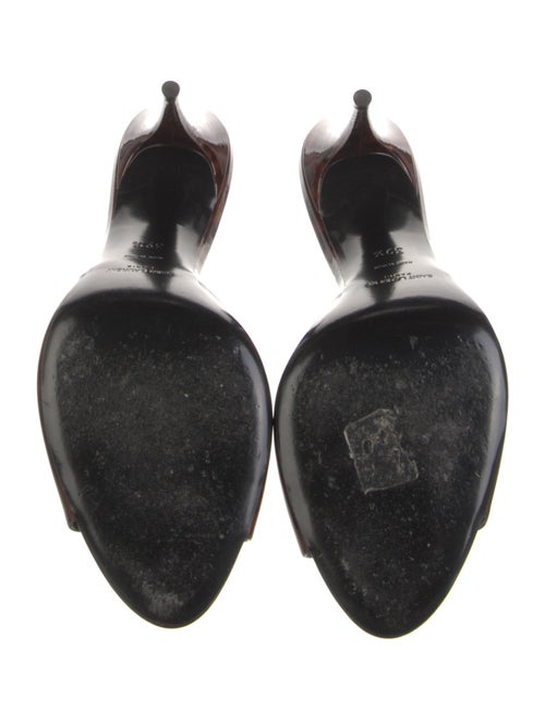 Saint Laurent Patent Leather Slides