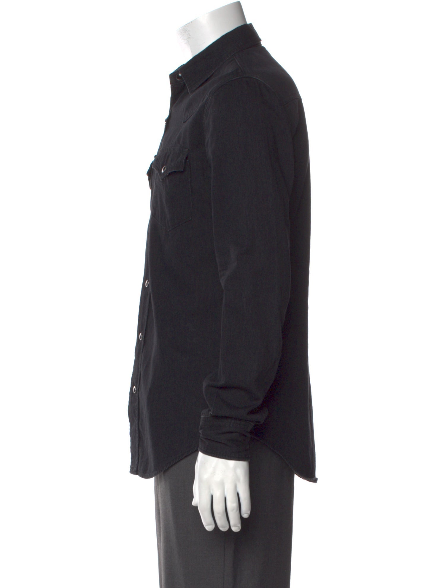 Saint Laurent 2015 Long Sleeve Western Shirt