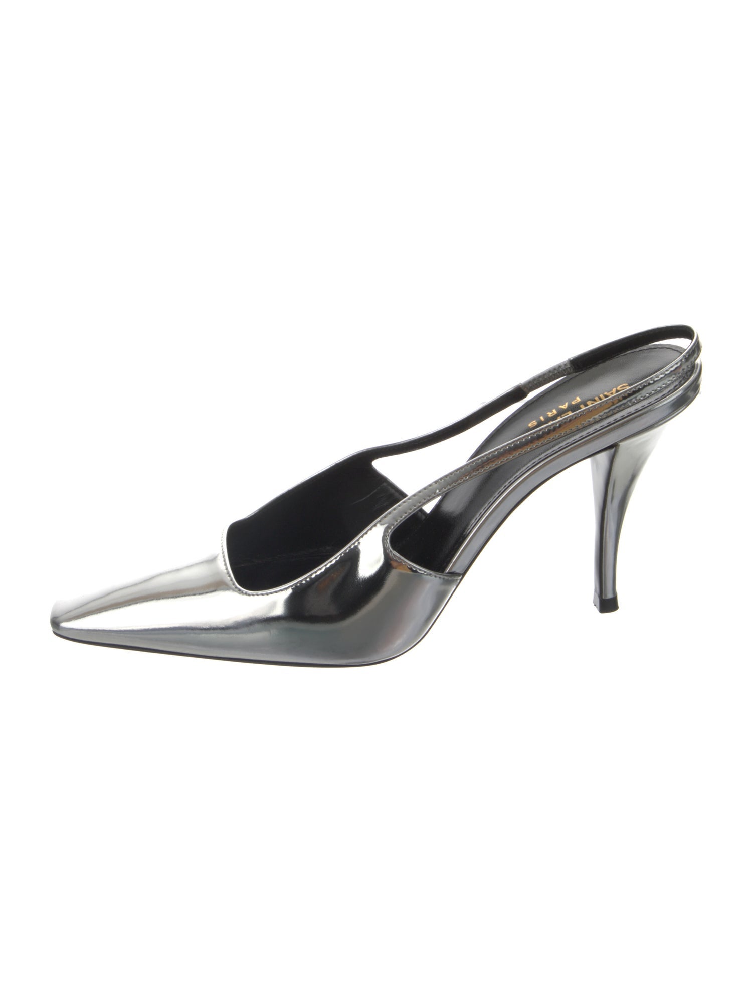 Saint Laurent Patent Leather Slingback Pumps