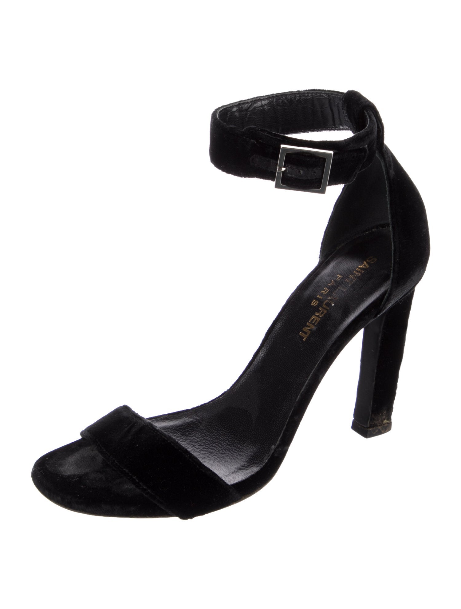 Saint Laurent Suede D'Orsay Pumps