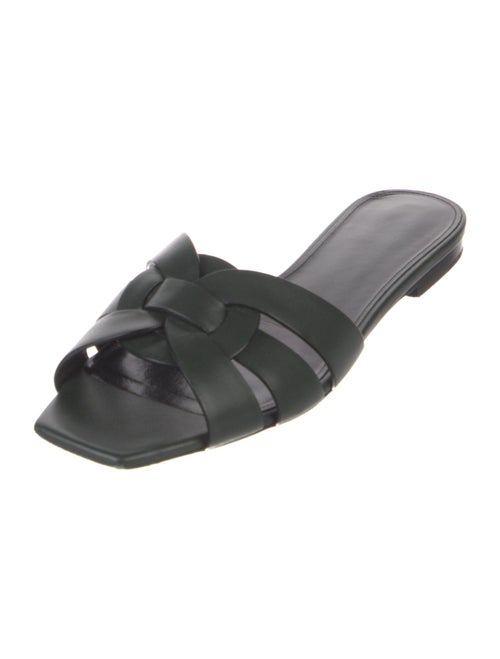 Saint Laurent Leather Slides