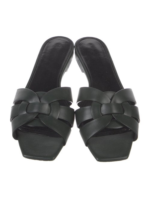 Saint Laurent Leather Slides