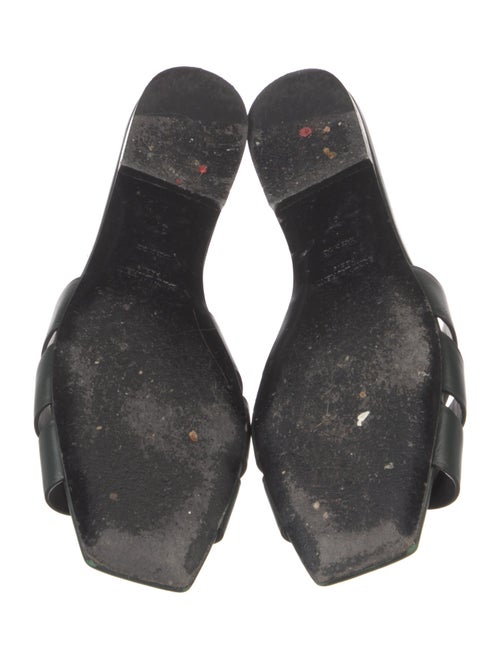 Saint Laurent Leather Slides