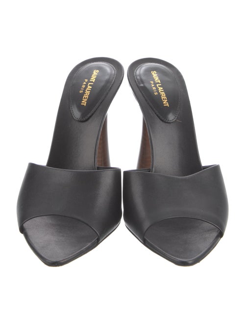 Saint Laurent Leather Slides