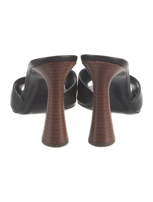 Saint Laurent Leather Slides