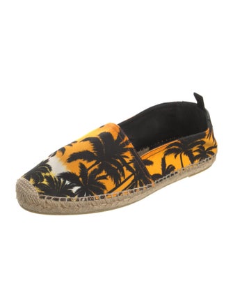 Saint Laurent Canvas Printed Espadrilles