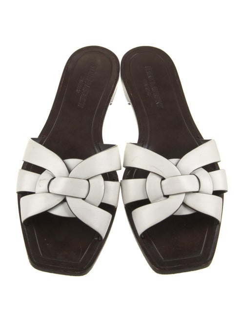 Saint Laurent Leather Slides