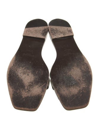 Saint Laurent Leather Slides