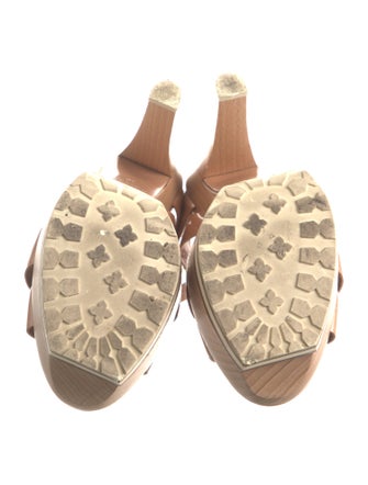 Saint Laurent Patent Leather T-Strap Sandals