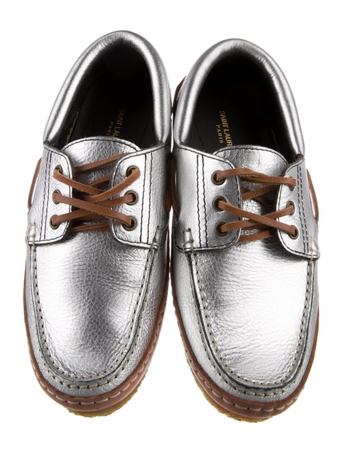 Saint Laurent Leather Slingback Flats