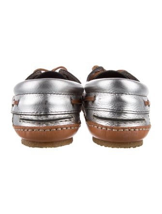 Saint Laurent Leather Slingback Flats