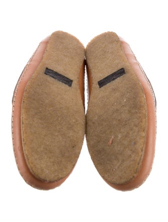 Saint Laurent Leather Slingback Flats