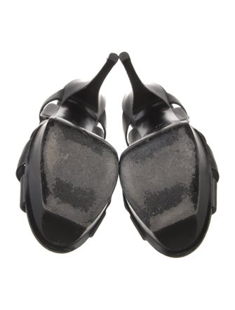 Saint Laurent Leather T-Strap Sandals