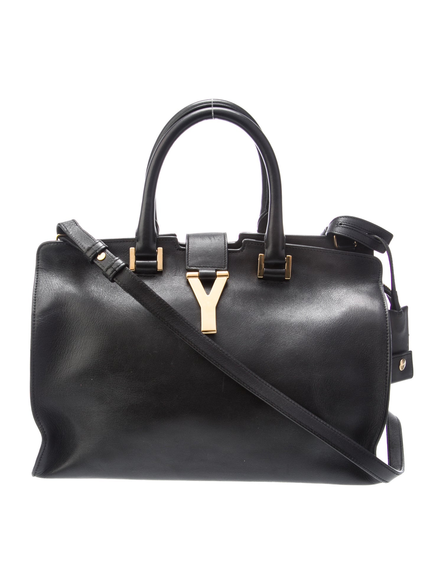 Saint Laurent Calfskin Y Cabas Small