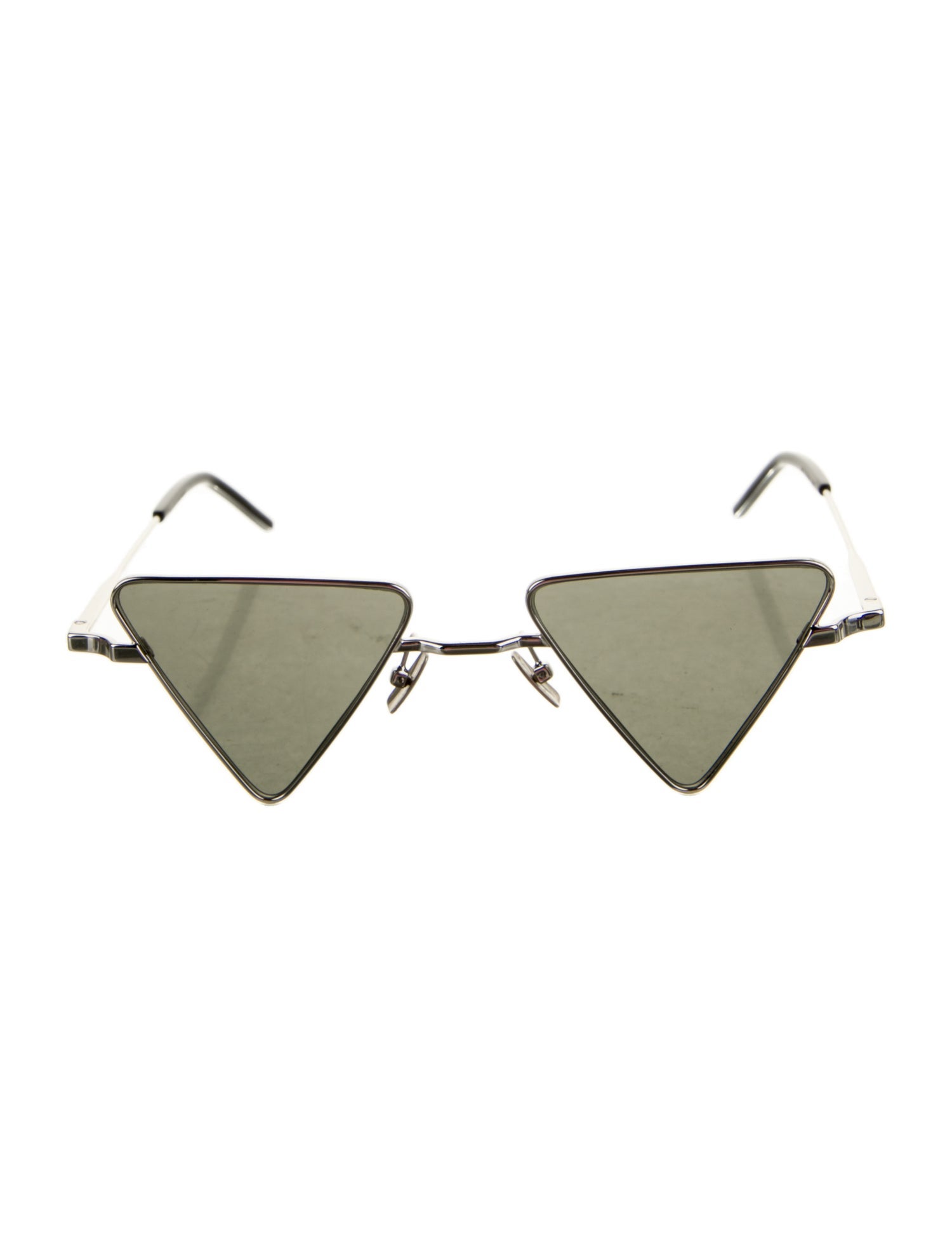 Saint Laurent Oval Cat Eye Sunglasses- Black