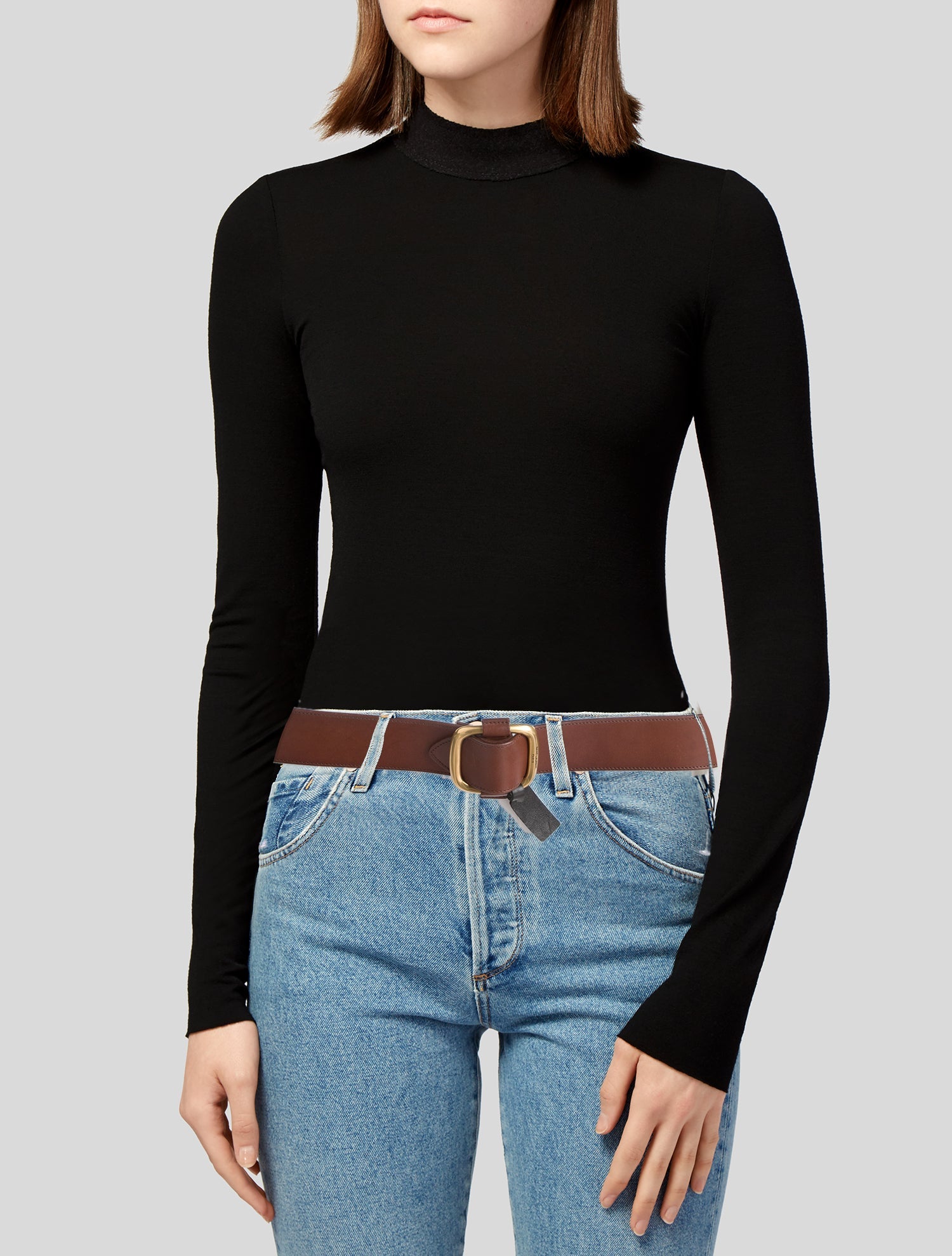 Saint Laurent Leather Belt Kit