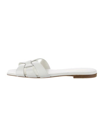 Saint Laurent Leather Slides