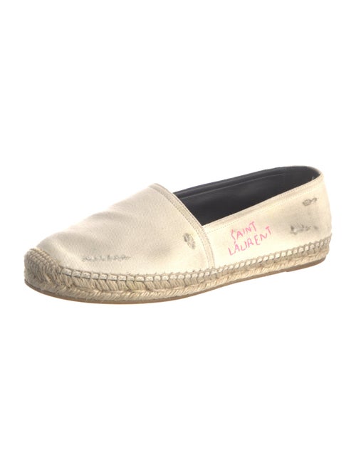 Saint Laurent Canvas Printed Espadrilles