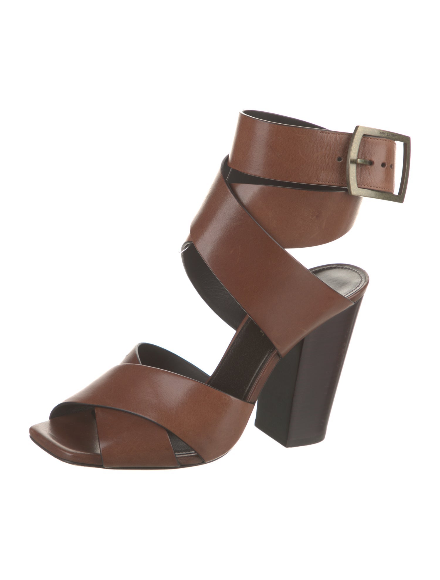 Saint Laurent Leather Slingback Pumps