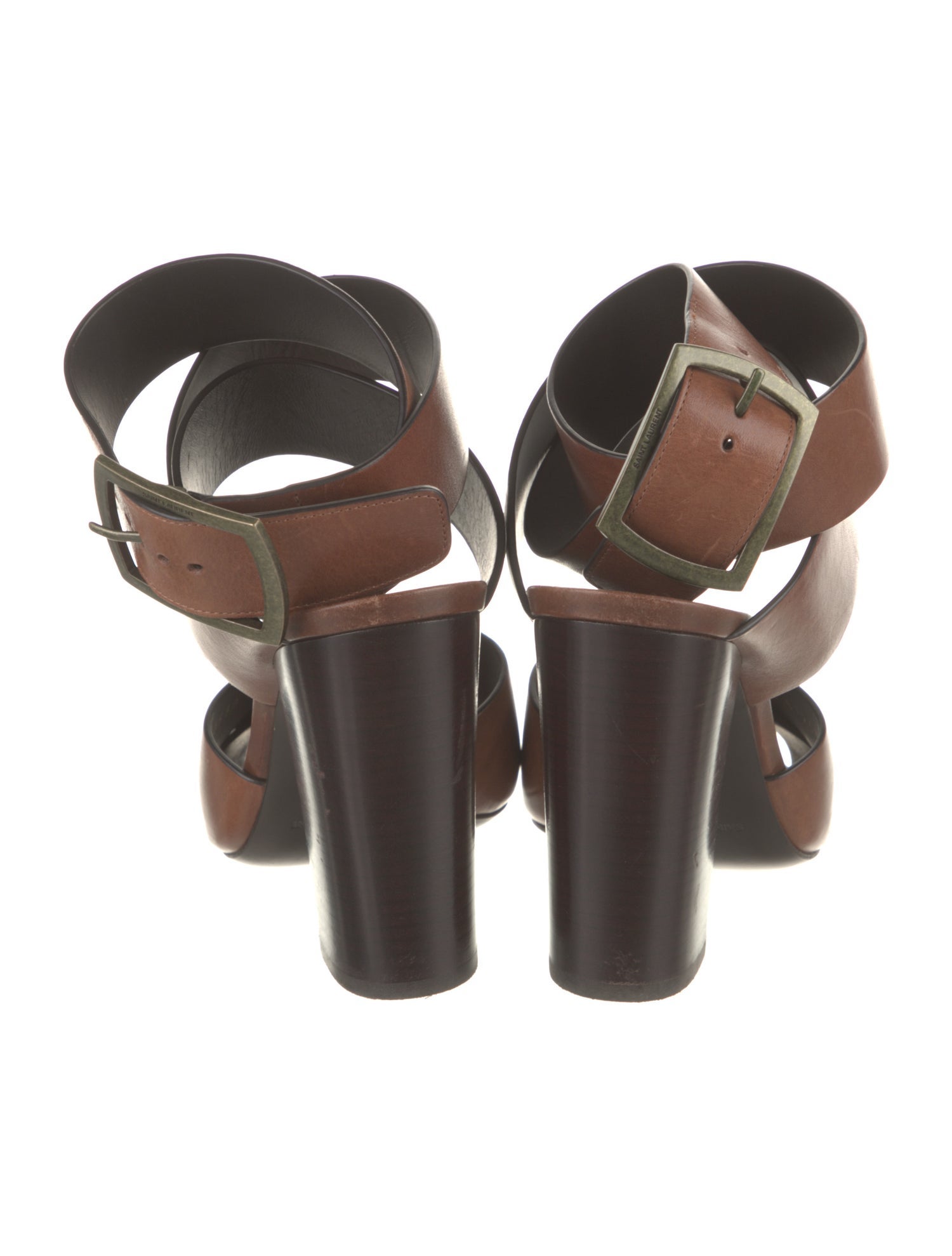 Saint Laurent Leather Slingback Pumps