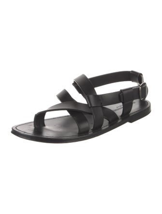 Saint Laurent Leather Slingback Sandals