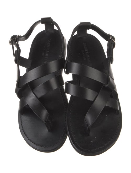 Saint Laurent Leather Slingback Sandals