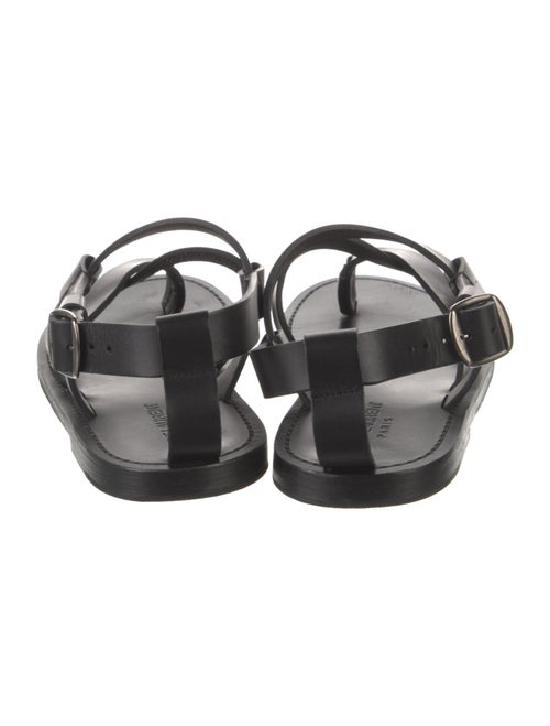 Saint Laurent Leather Slingback Sandals