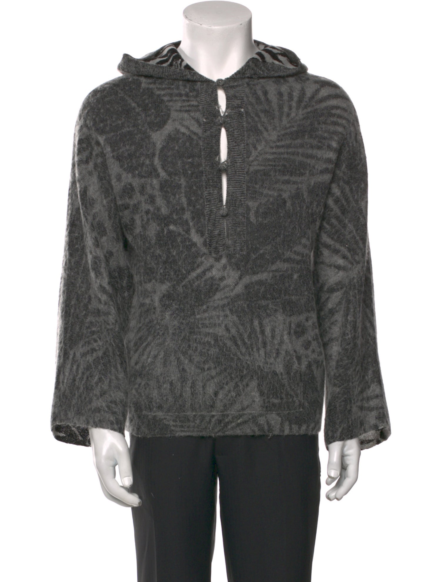 Saint Laurent 2020 Crew Neck Polo Sweater