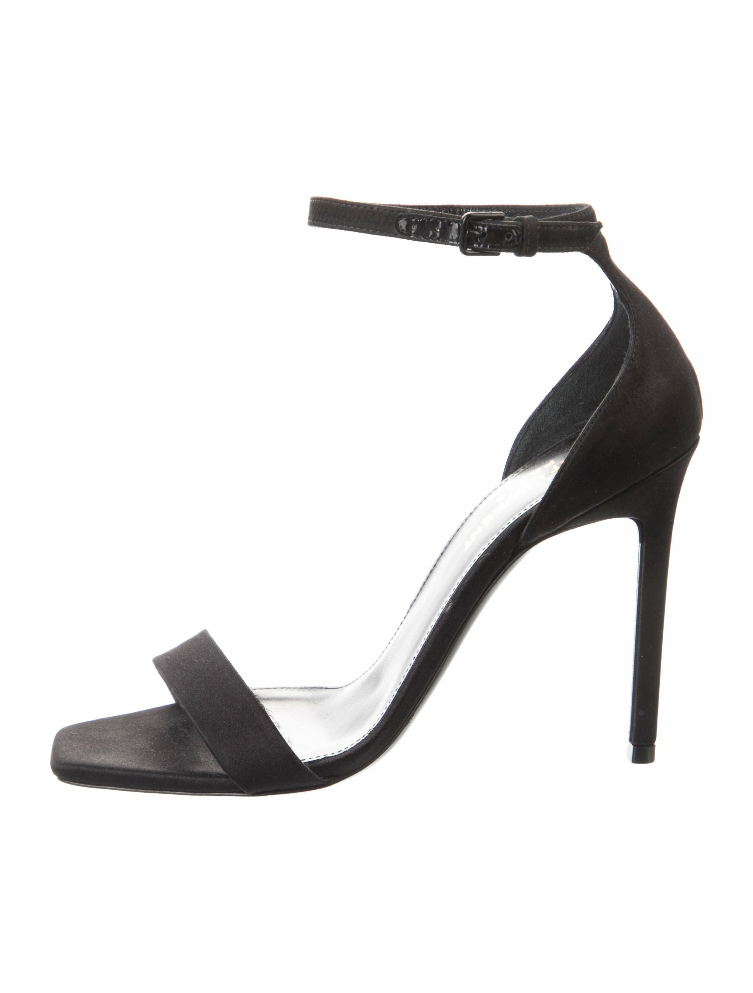 Saint Laurent Satin Sandals