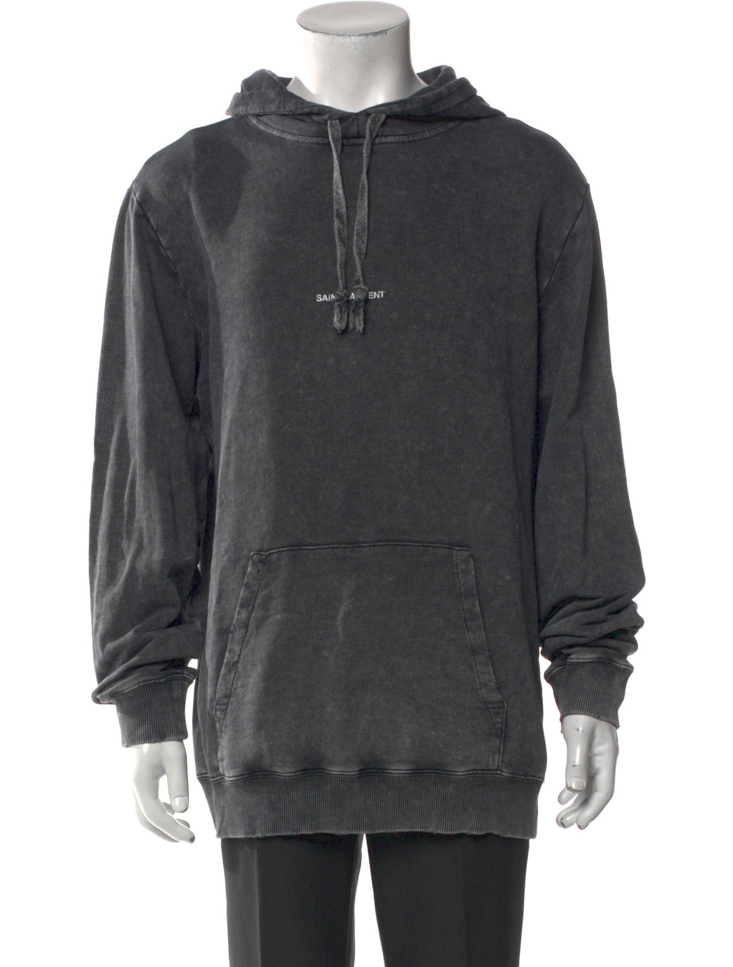 Saint Laurent 2018 Archive Logo Hoodie