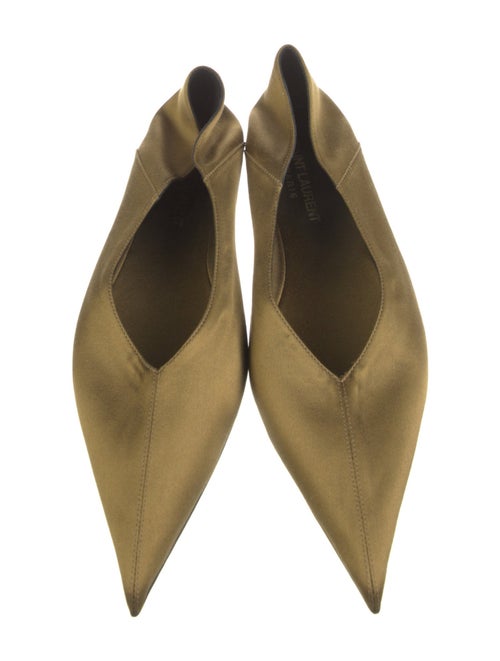 Saint Laurent Satin Flats