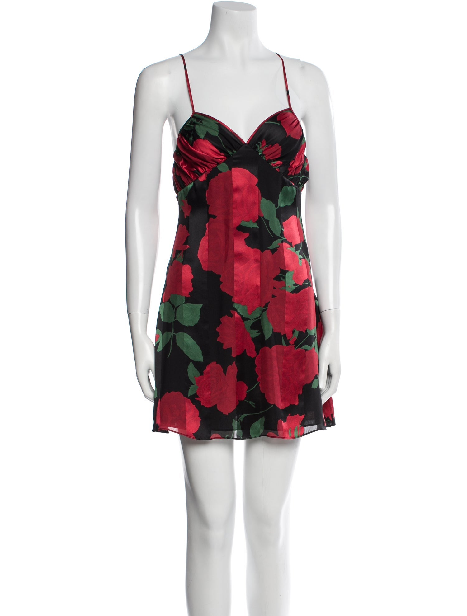 Saint Laurent Silk Mini Dress