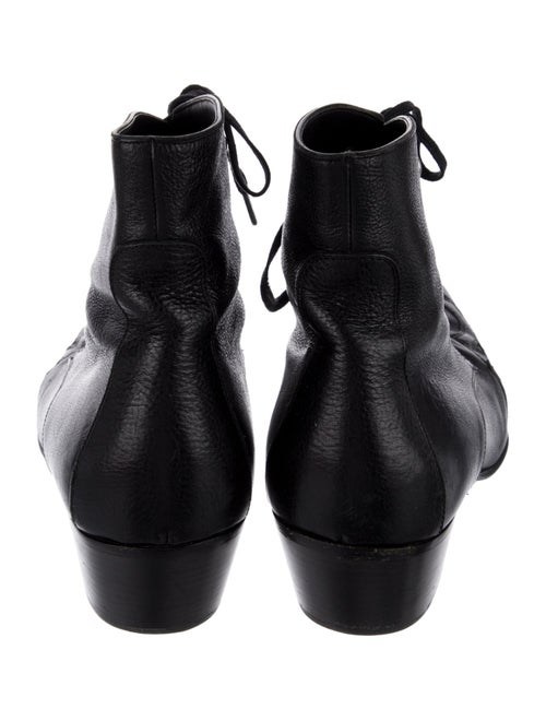Saint Laurent Leather Combat Boots
