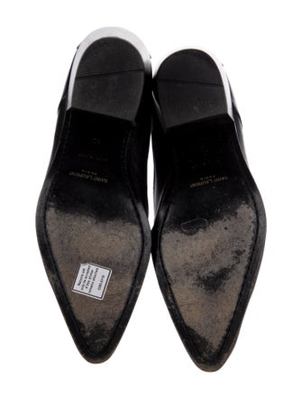Saint Laurent Leather Combat Boots