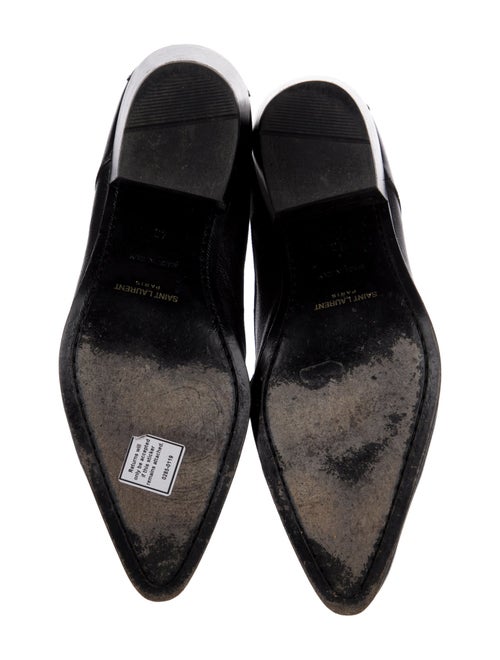Saint Laurent Leather Combat Boots