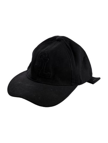 Saint Laurent Hats Black baseball cap