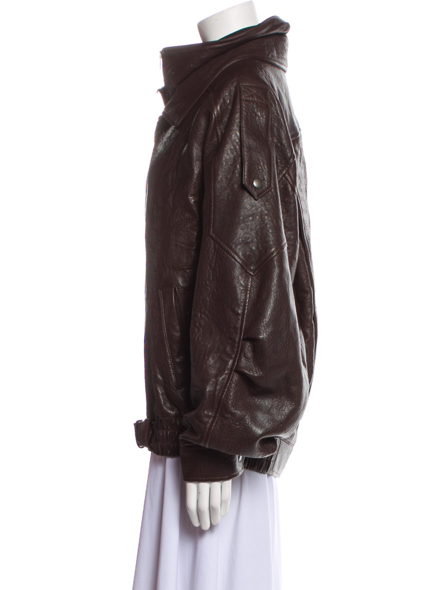 Saint Laurent Lambskin Bomber Jacket