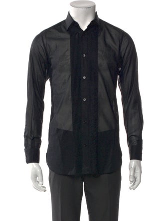 Saint Laurent 2014 Colorblock Pattern Shirt