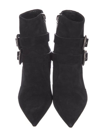 Saint Laurent Suede Sock Boots