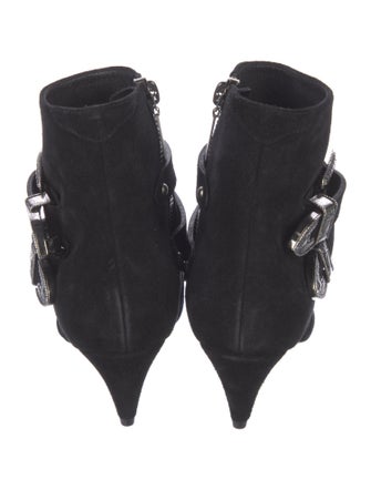 Saint Laurent Suede Sock Boots