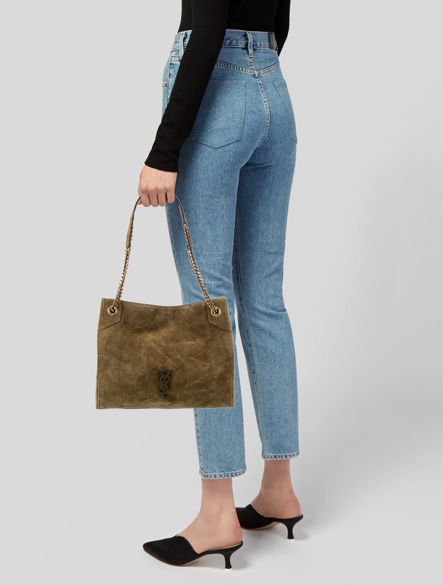 Saint Laurent Suede Niki Medium 2023