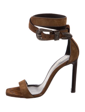 Saint Laurent Suede Sandals