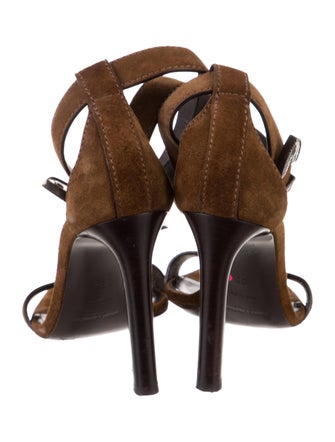 Saint Laurent Suede Sandals